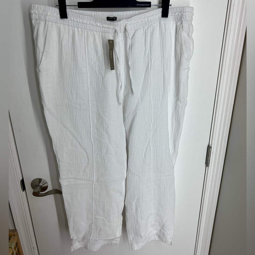 Jcrew seaside pant in soft gauze NWT